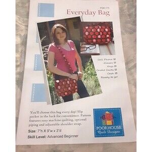 New Poorhouse Quilt designs quilted everyday bag sewing pattern